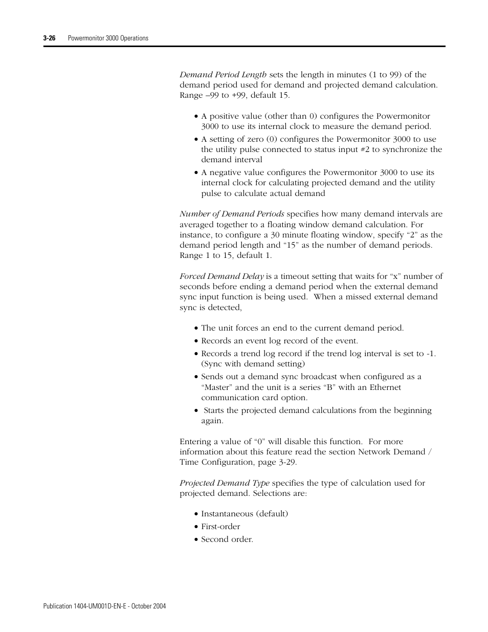 Rockwell Automation 1404-M4_M5_M6_M8 Powermonitor 3000 User Manual, PRIOR to Firmware rev. 3.0 User Manual | Page 52 / 356