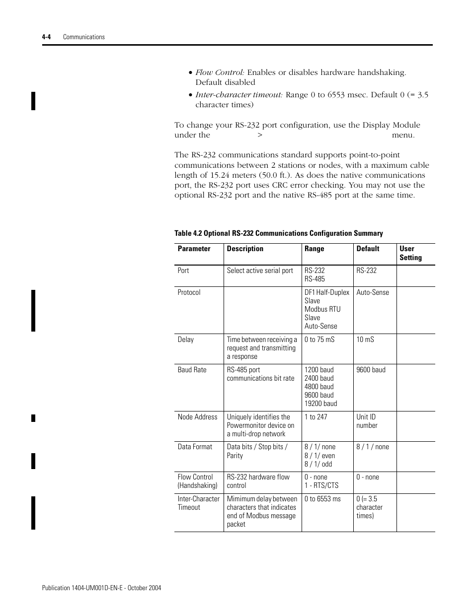 Rockwell Automation 1404-M4_M5_M6_M8 Powermonitor 3000 User Manual, PRIOR to Firmware rev. 3.0 User Manual | Page 64 / 356