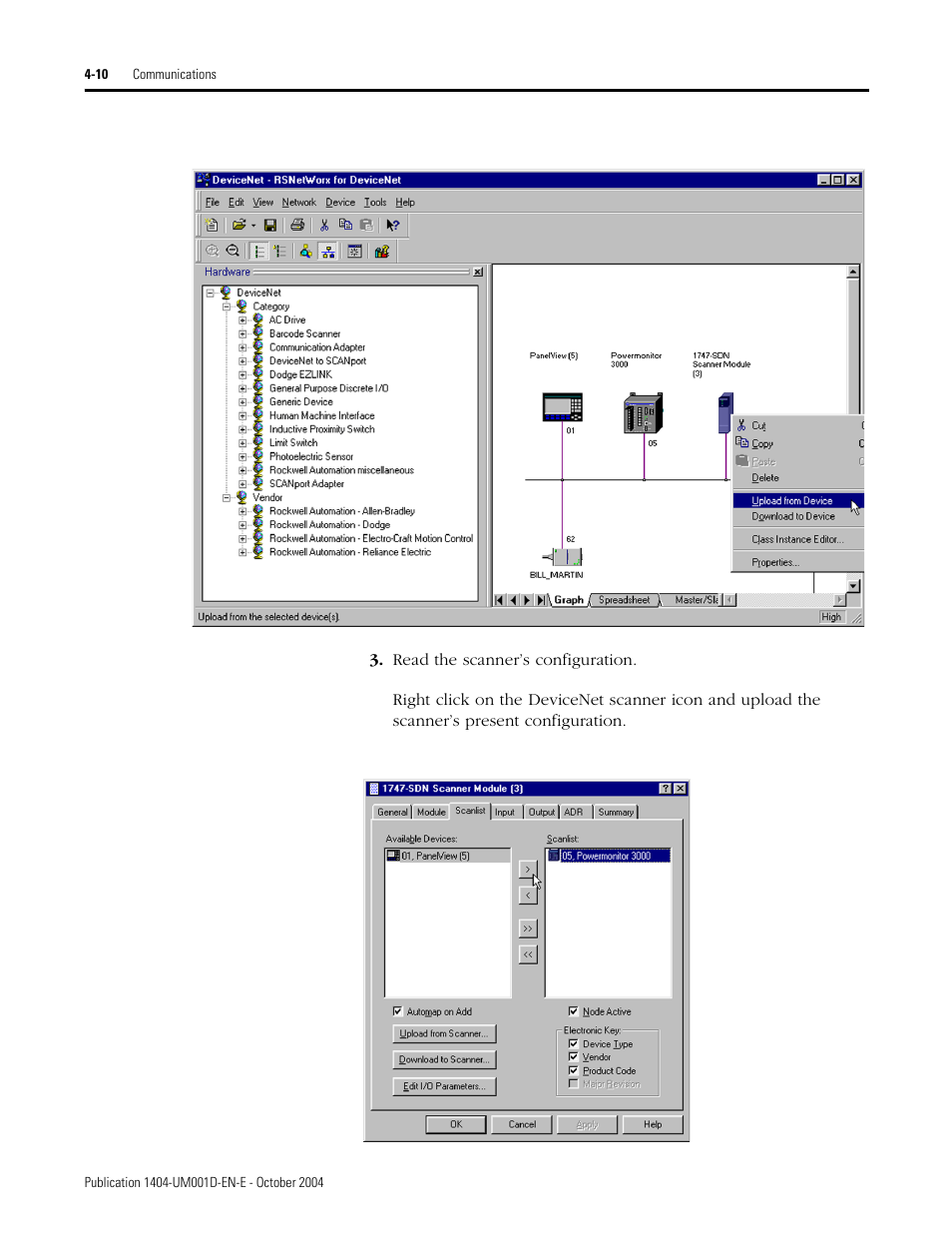 Rockwell Automation 1404-M4_M5_M6_M8 Powermonitor 3000 User Manual, PRIOR to Firmware rev. 3.0 User Manual | Page 70 / 356