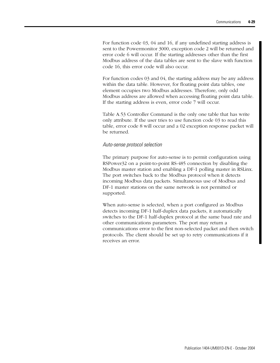 Rockwell Automation 1404-M4_M5_M6_M8 Powermonitor 3000 User Manual, PRIOR to Firmware rev. 3.0 User Manual | Page 89 / 356