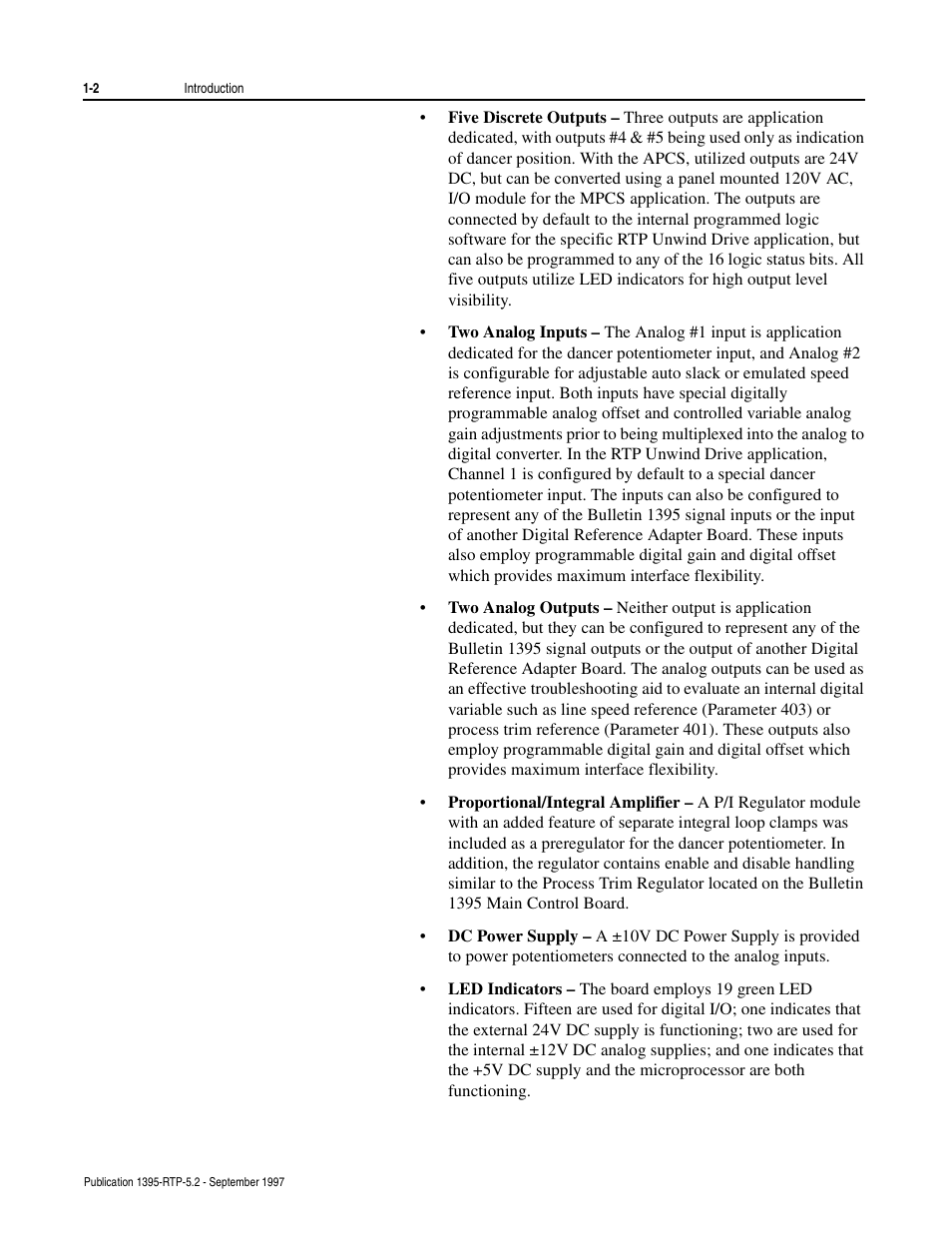 Rockwell Automation 1395 Digital Reference Adapter for RTP Applications User Manual | Page 10 / 69