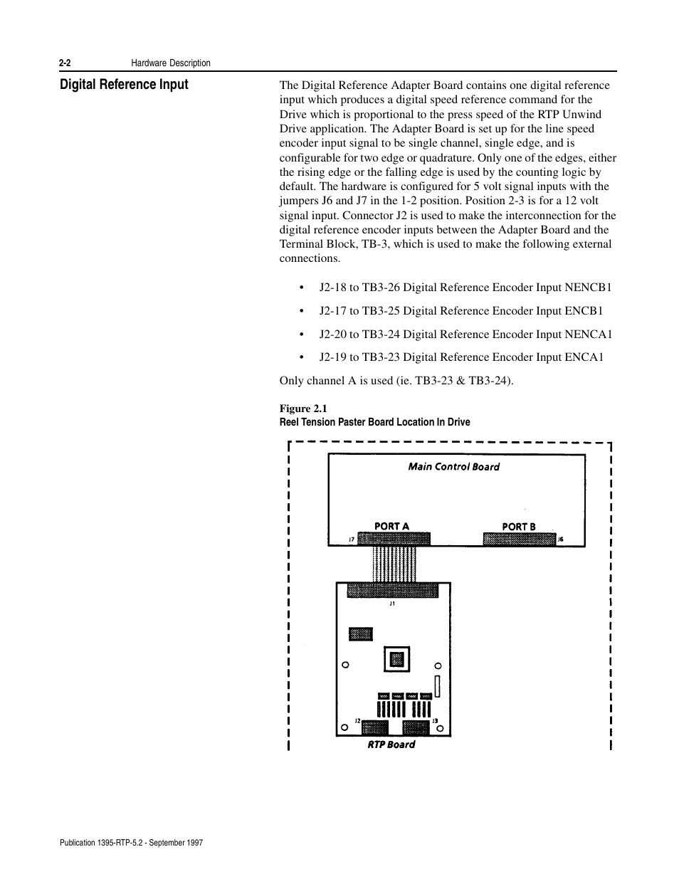 Digital reference input, Figure 2.1 | Rockwell Automation 1395 Digital Reference Adapter for RTP Applications User Manual | Page 14 / 69