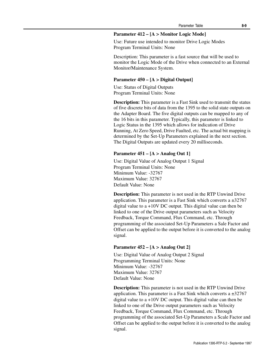 Rockwell Automation 1395 Digital Reference Adapter for RTP Applications User Manual | Page 51 / 69