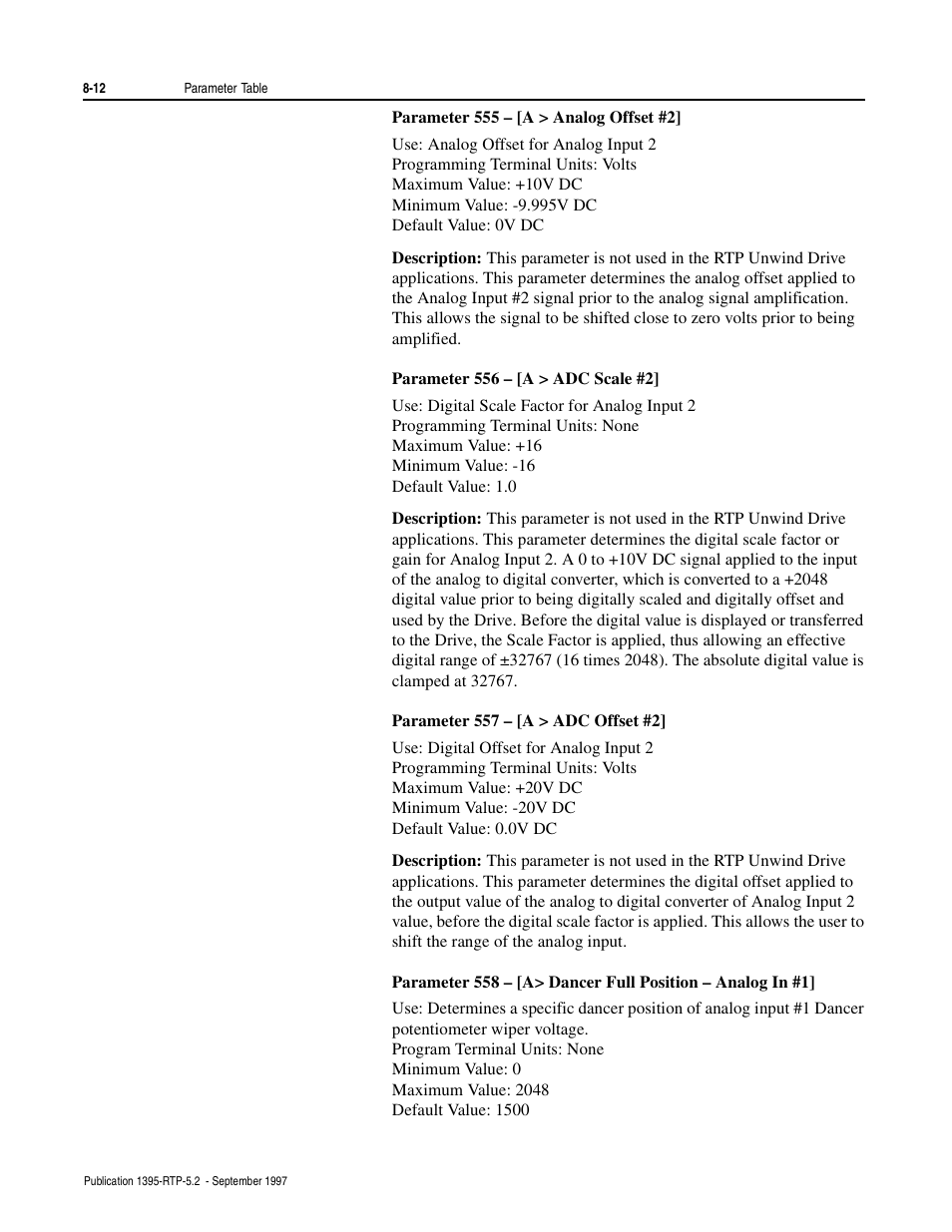 Rockwell Automation 1395 Digital Reference Adapter for RTP Applications User Manual | Page 54 / 69