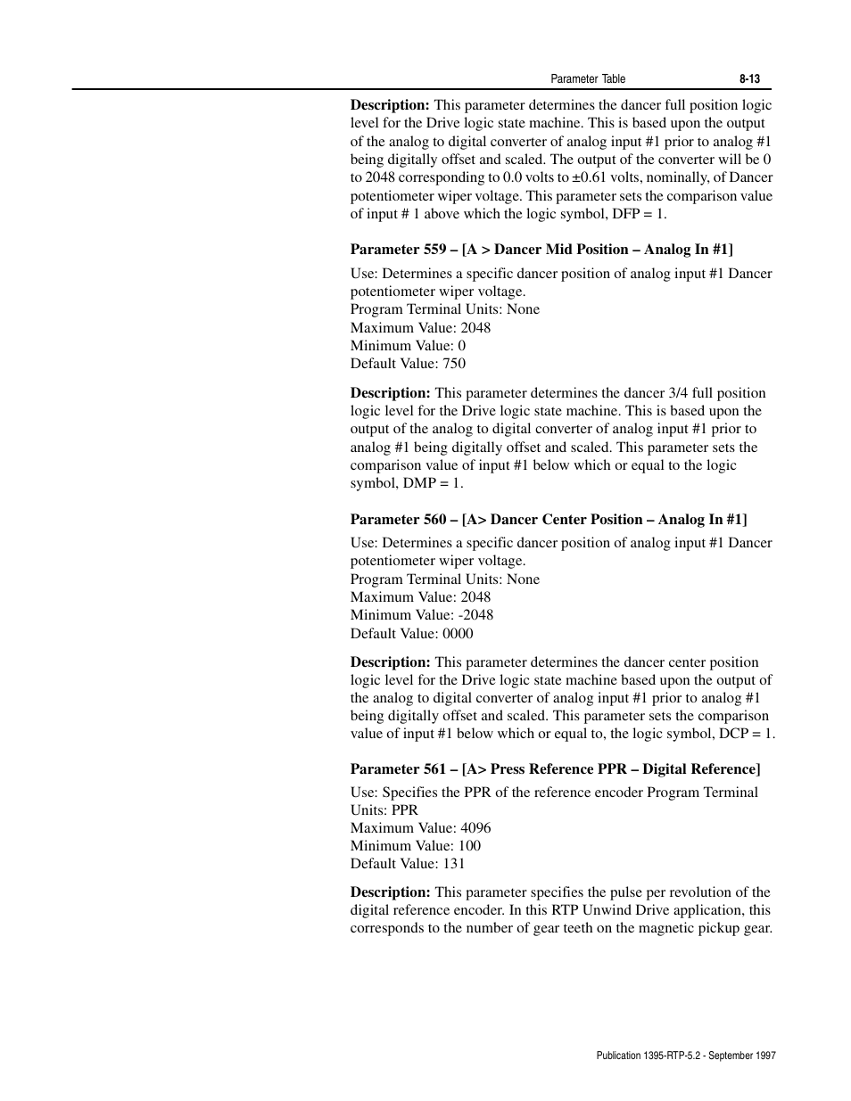 Rockwell Automation 1395 Digital Reference Adapter for RTP Applications User Manual | Page 55 / 69