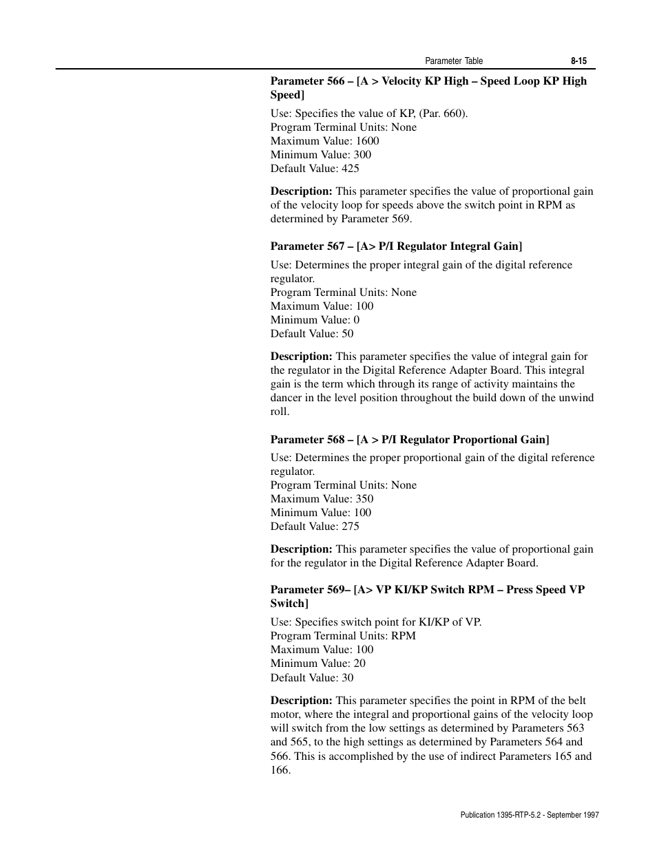 Rockwell Automation 1395 Digital Reference Adapter for RTP Applications User Manual | Page 57 / 69