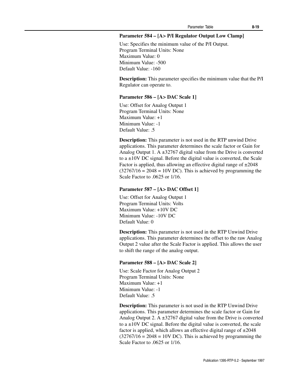 Rockwell Automation 1395 Digital Reference Adapter for RTP Applications User Manual | Page 61 / 69