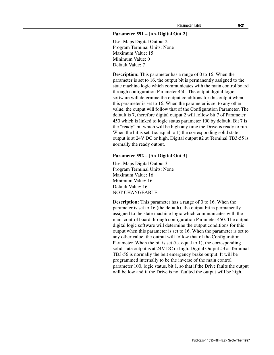 Rockwell Automation 1395 Digital Reference Adapter for RTP Applications User Manual | Page 63 / 69