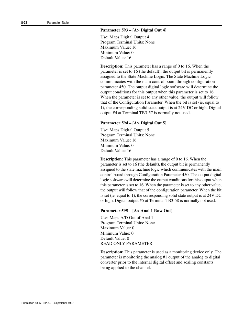 Rockwell Automation 1395 Digital Reference Adapter for RTP Applications User Manual | Page 64 / 69