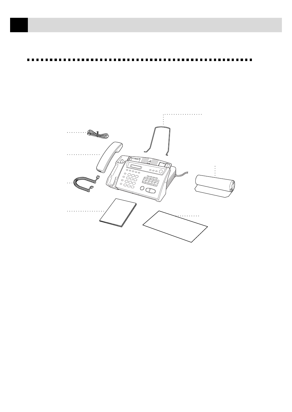 Packing list | Brother FAX 355MC User Manual | Page 20 / 123