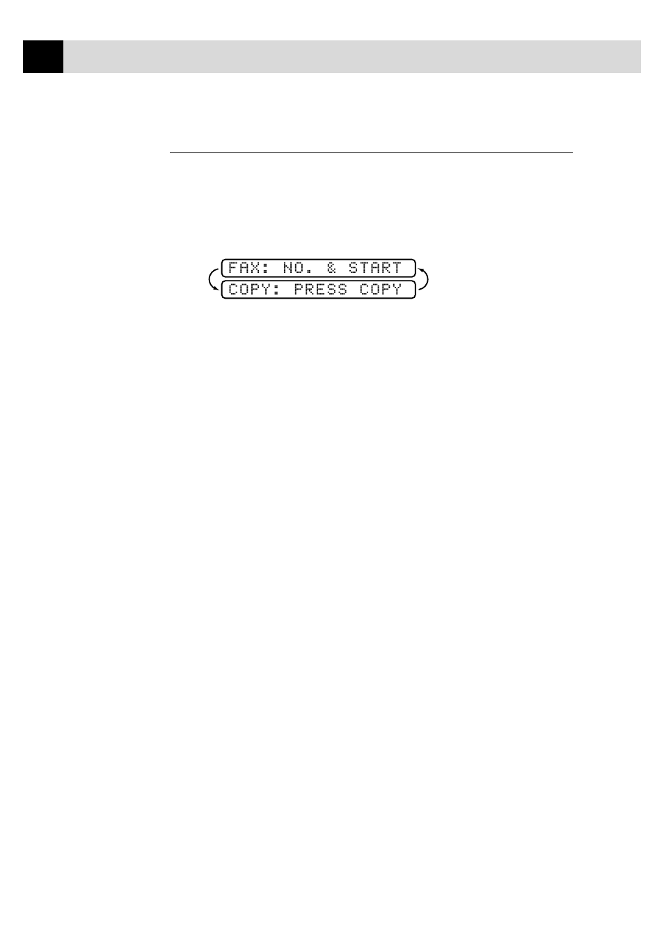 Alternating displays | Brother FAX 355MC User Manual | Page 32 / 123