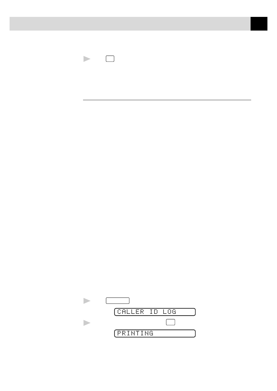 Caller id, Caller id log, Printing the caller id log | Caller id log printing the caller id log | Brother FAX 355MC User Manual | Page 87 / 123