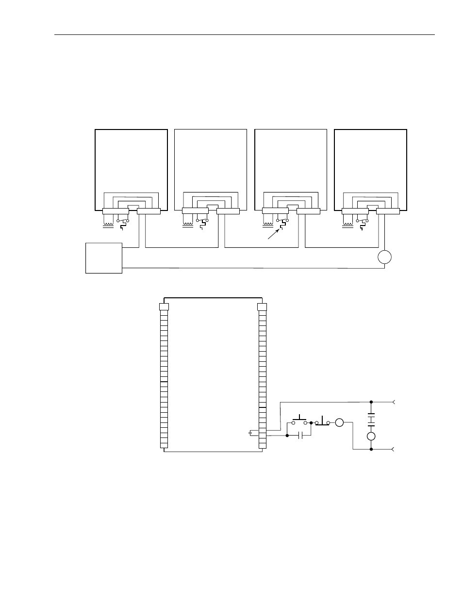 Figure b.10 isolated series e-stop, Interconnect and ce diagrams b-17, Axis 0 axis 1 axis 2 axis 3 | Rockwell Automation 1326 Digital AC Multi-Axis Motion Control System User Manual User Manual | Page 249 / 301