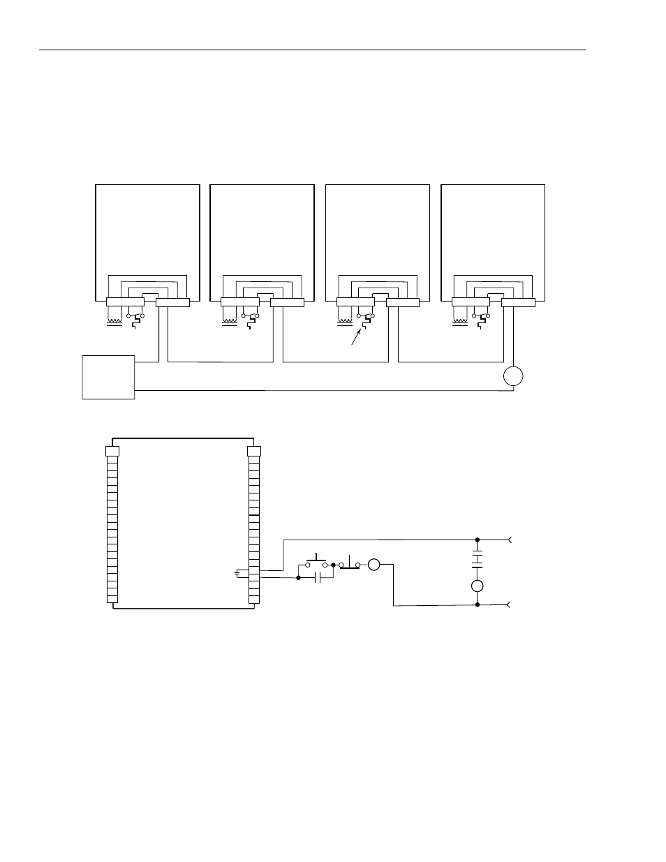 Figure b.17 isolated series e-stop, B-22 interconnect and ce diagrams, Axis 0 axis 1 axis 2 axis 3 | Rockwell Automation 1326 Digital AC Multi-Axis Motion Control System User Manual User Manual | Page 254 / 301