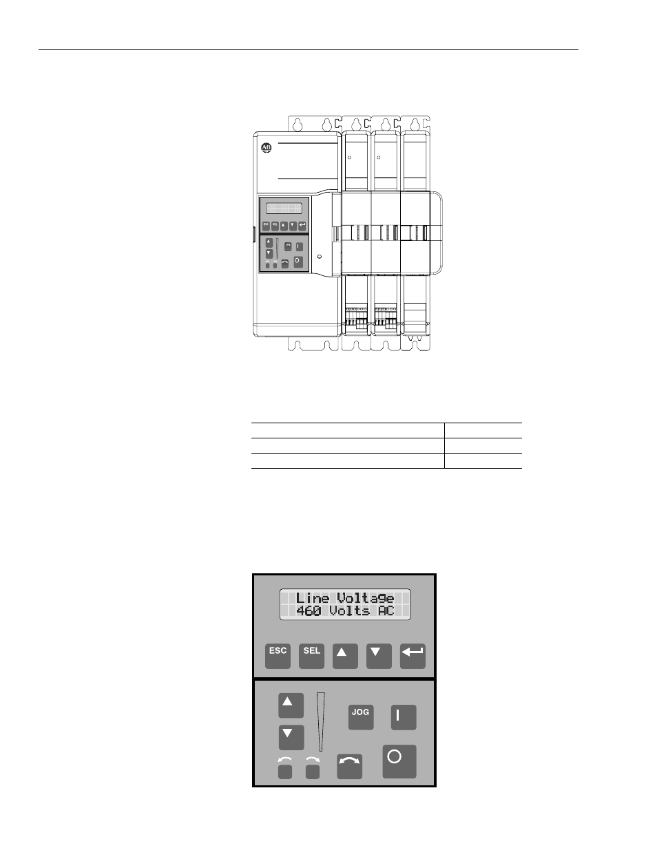 Understanding him keys, The following diagram shows the him front panel | Rockwell Automation 1326 Digital AC Multi-Axis Motion Control System User Manual User Manual | Page 264 / 301