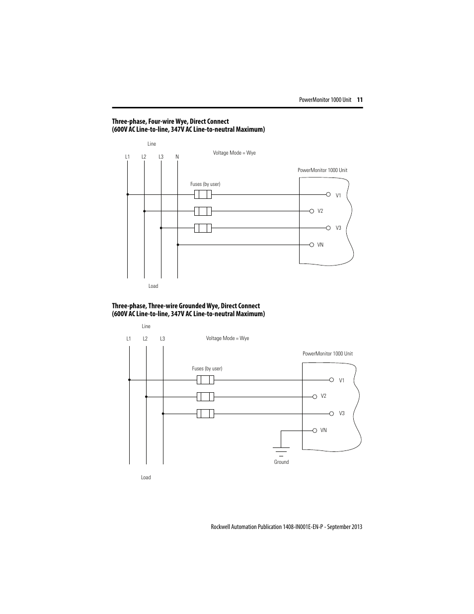 Rockwell Automation 1408-EMxx PowerMonitor 1000 Unit User Manual | Page 11 / 80