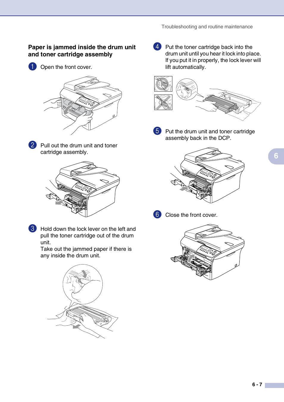 Brother DCP-7020 User Manual | Page 47 / 79