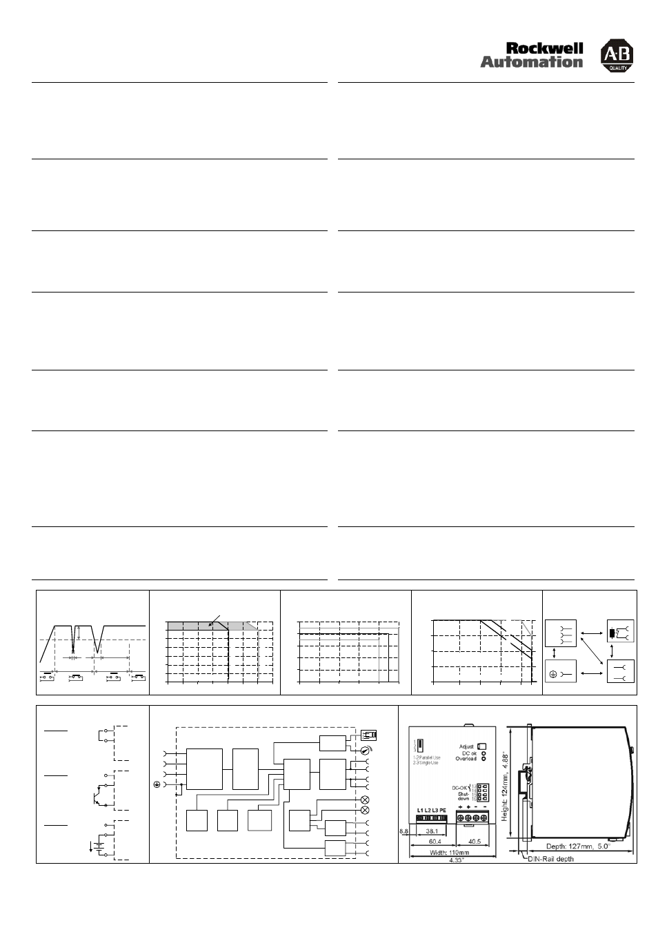 Rockwell Automation 1606-XLS960E-3_F-3 DC Power Supply Three-Phase Input User Manual | Page 4 / 4