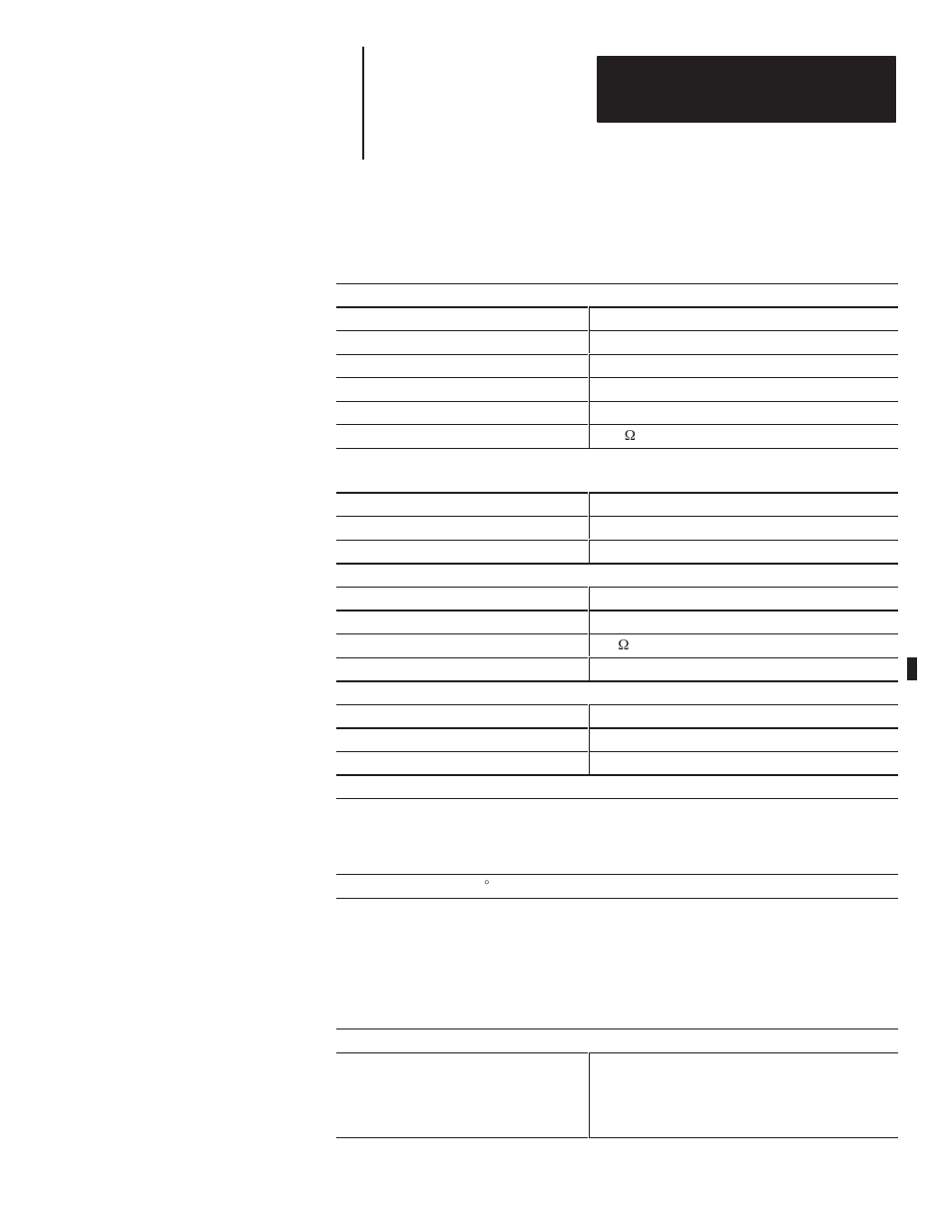 E - bulletin 1402 technical specifications, Bulletin 1402 technical specifications | Rockwell Automation 1402-LSM Line Synchronization Module Installation Instructions User Manual | Page 79 / 87