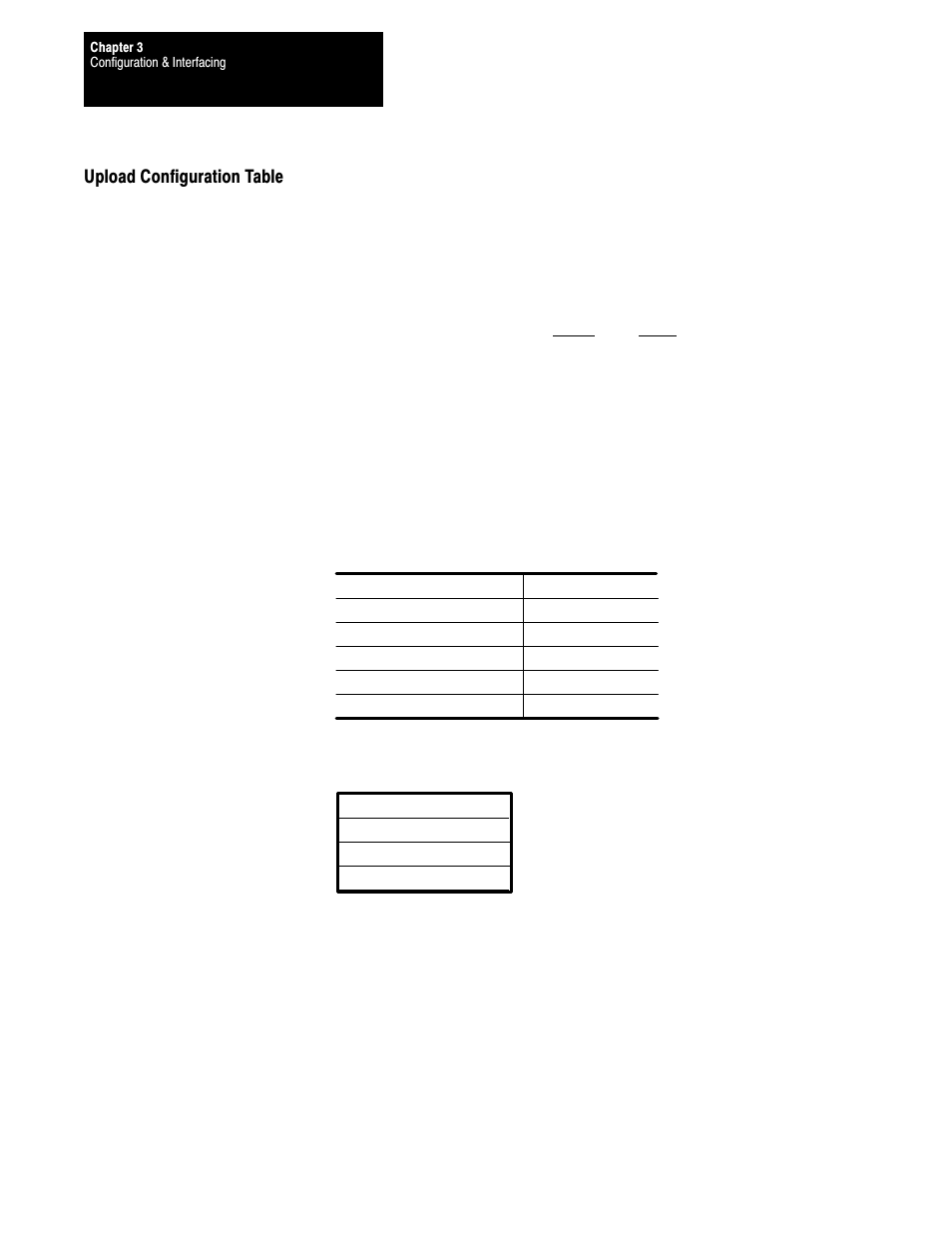 Upload configuration table | Rockwell Automation 1395 Multi-Comm Hardware/Software User Manual | Page 61 / 147