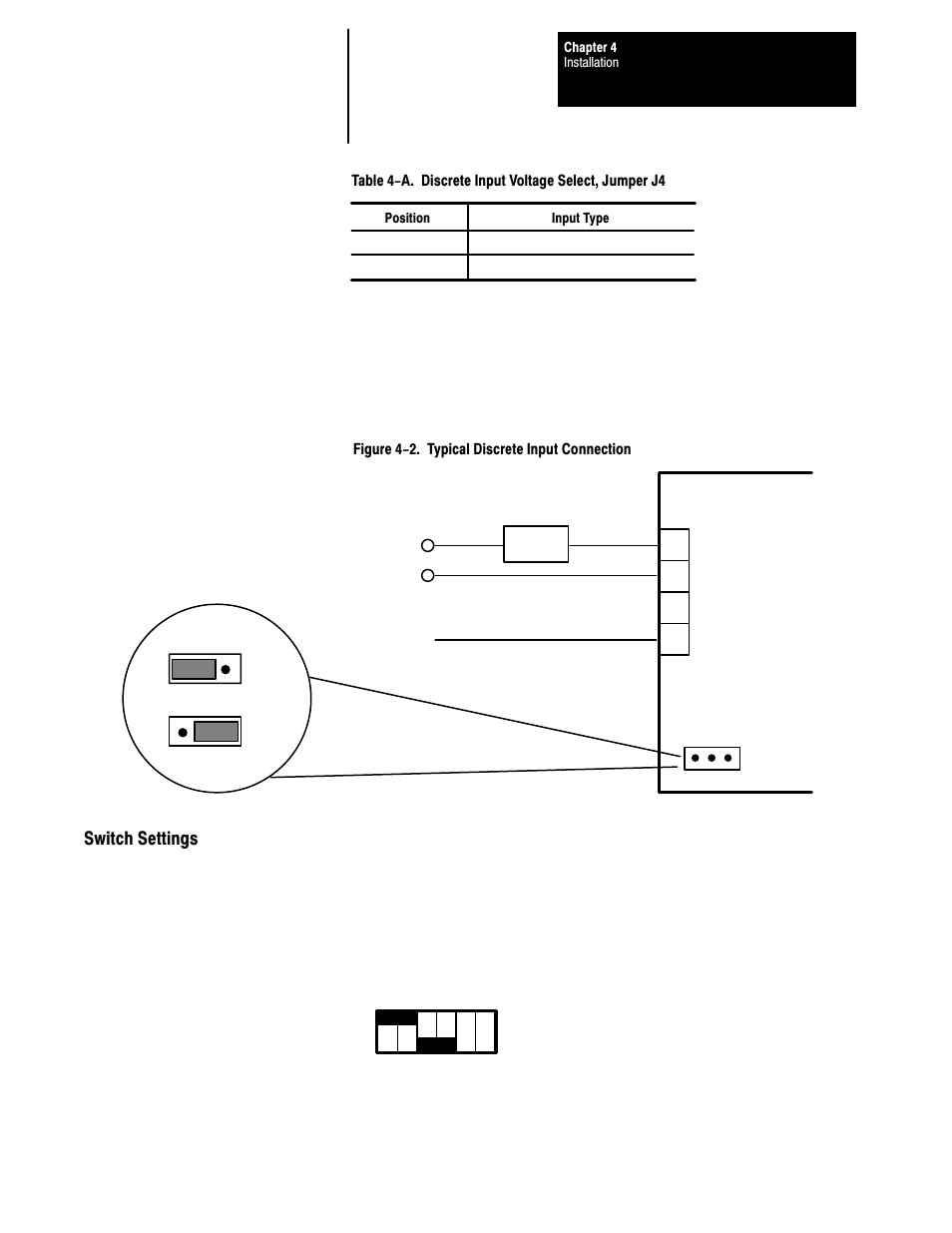 Switch settings | Rockwell Automation 1395 Multi-Comm Hardware/Software User Manual | Page 78 / 147