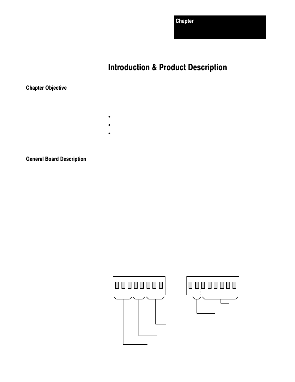 2 - introduction & product description, Chapter objective, General board description | Introduction & product description | Rockwell Automation 1395 Multi-Comm Hardware/Software User Manual | Page 8 / 147