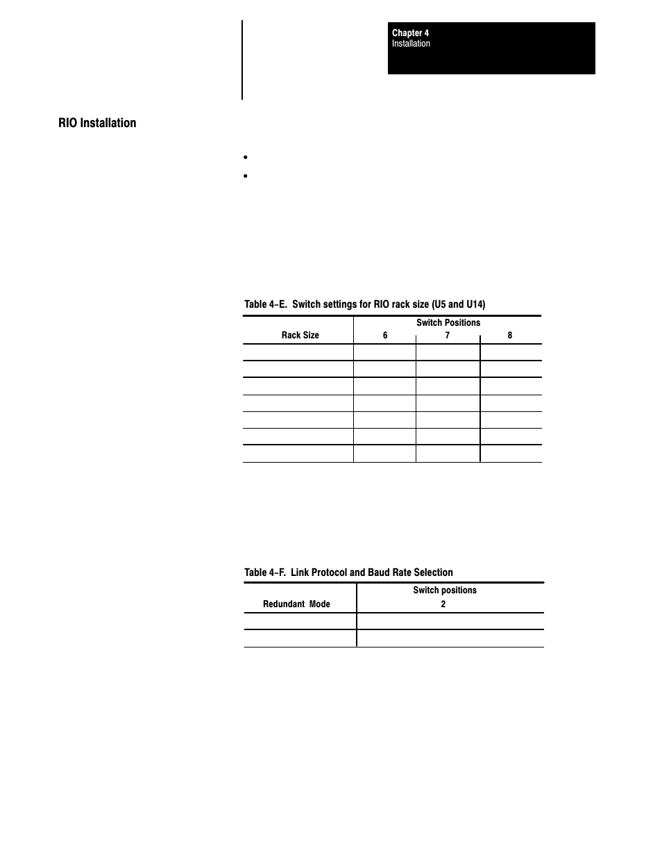 Rio installation | Rockwell Automation 1395 Multi-Comm Hardware/Software User Manual | Page 80 / 147