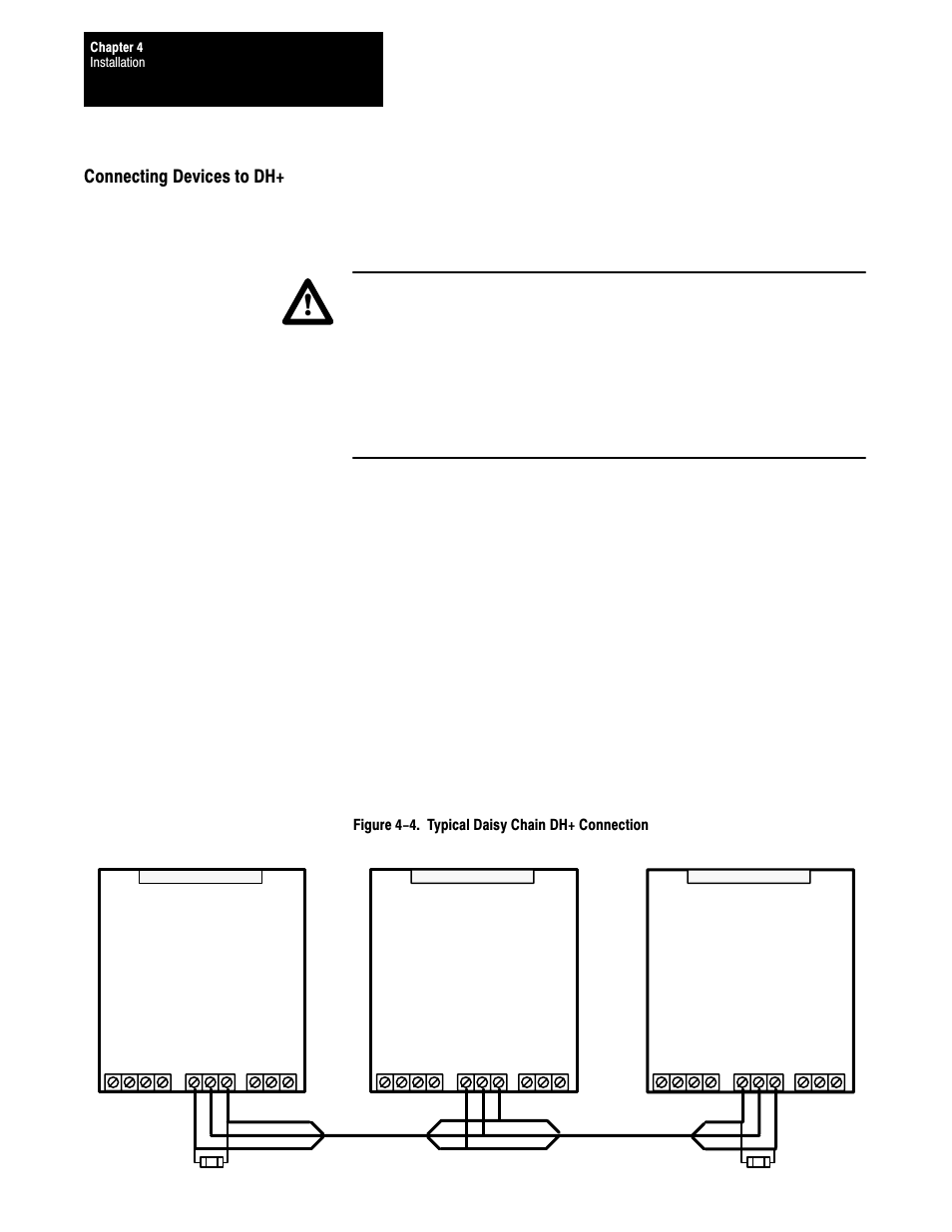 Connecting devices to dh | Rockwell Automation 1395 Multi-Comm Hardware/Software User Manual | Page 85 / 147