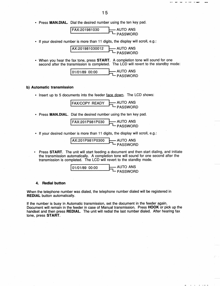 Brother FAX-200 User Manual | Page 24 / 52