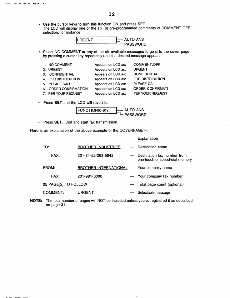 Brother FAX-200 User Manual | Page 41 / 52