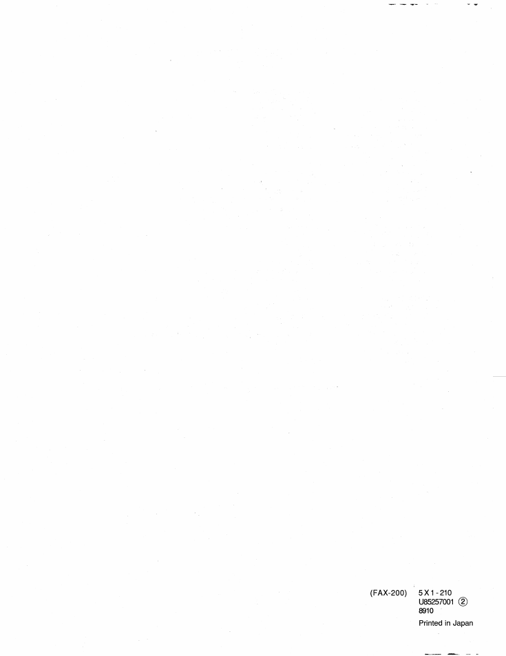 Brother FAX-200 User Manual | Page 52 / 52