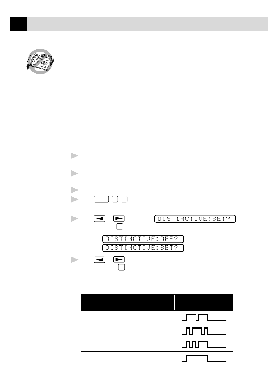 Registering the distinctive ring pattern | Brother FAX 255 User Manual | Page 66 / 95