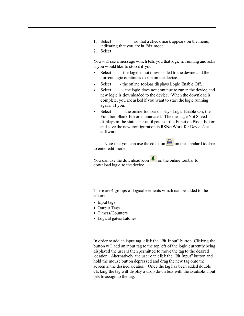 Add a logical element, Add a digital input point (dip) | Rockwell Automation 1503VC IntelliVAC Plus Contactor Control Module User Manual | Page 146 / 387
