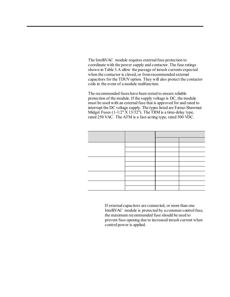 Appendix a_fuse protection, Appendix, Fuse protection | Introduction | Rockwell Automation 1503VC IntelliVAC Plus Contactor Control Module User Manual | Page 174 / 387