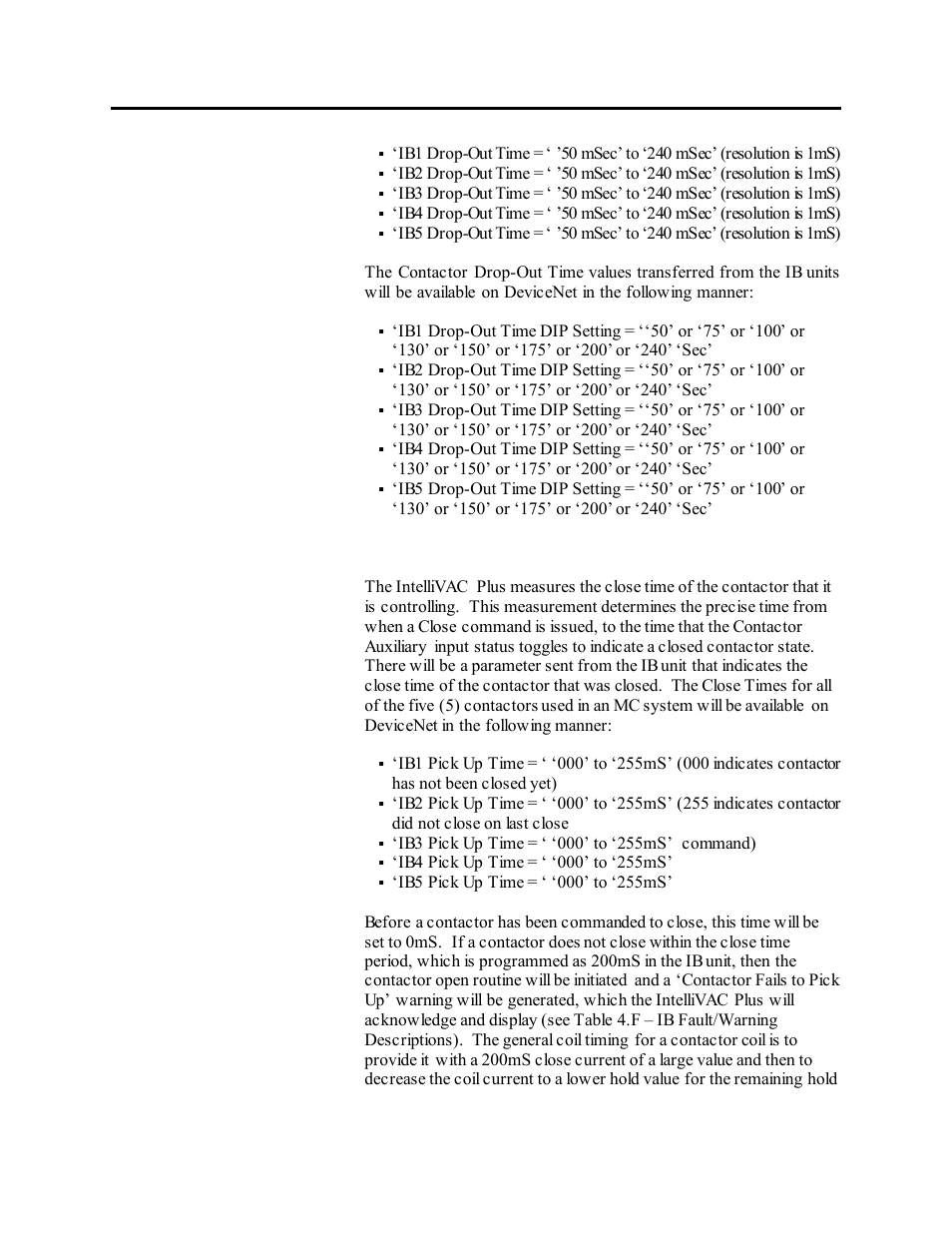 Contactor close time | Rockwell Automation 1503VC IntelliVAC Plus Contactor Control Module User Manual | Page 31 / 387