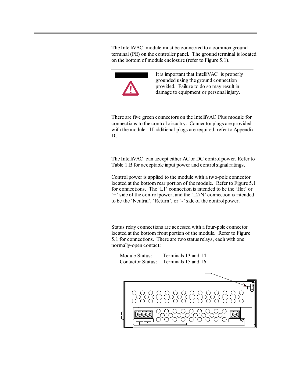 Grounding, Connections | Rockwell Automation 1503VC IntelliVAC Plus Contactor Control Module User Manual | Page 77 / 387