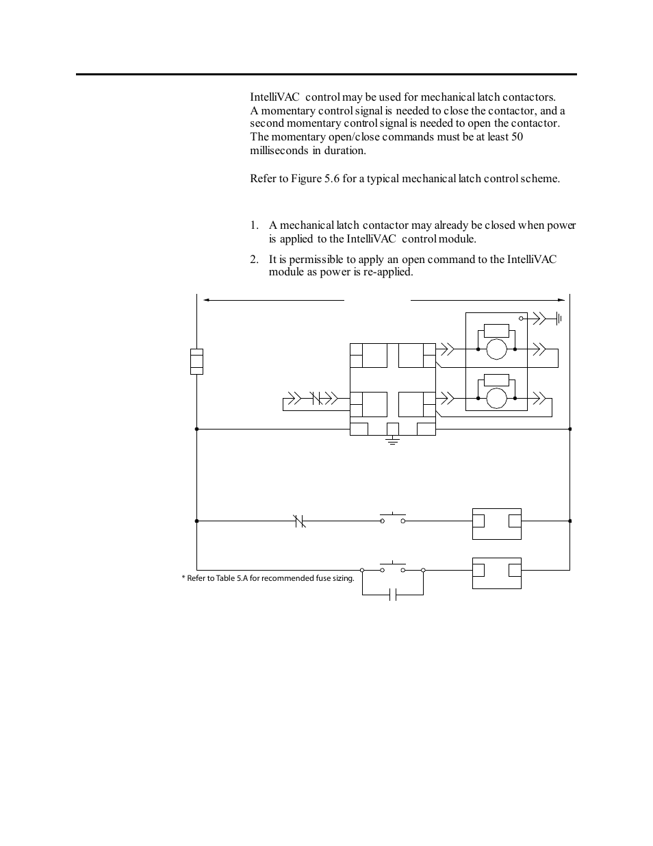 Wiring guidelines mechanical latch contactors | Rockwell Automation 1503VC IntelliVAC Plus Contactor Control Module User Manual | Page 82 / 387