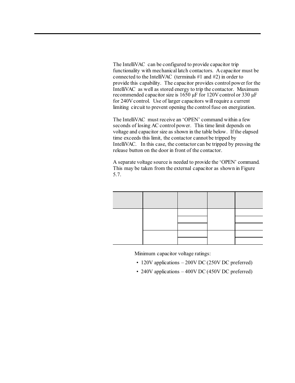 Mechanical latch contactors | Rockwell Automation 1503VC IntelliVAC Plus Contactor Control Module User Manual | Page 83 / 387