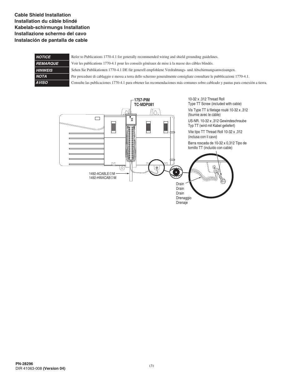 Rockwell Automation 1492-AIFMPI Fusible Analog Interface Module for 1757-PMI Module User Manual | Page 3 / 6