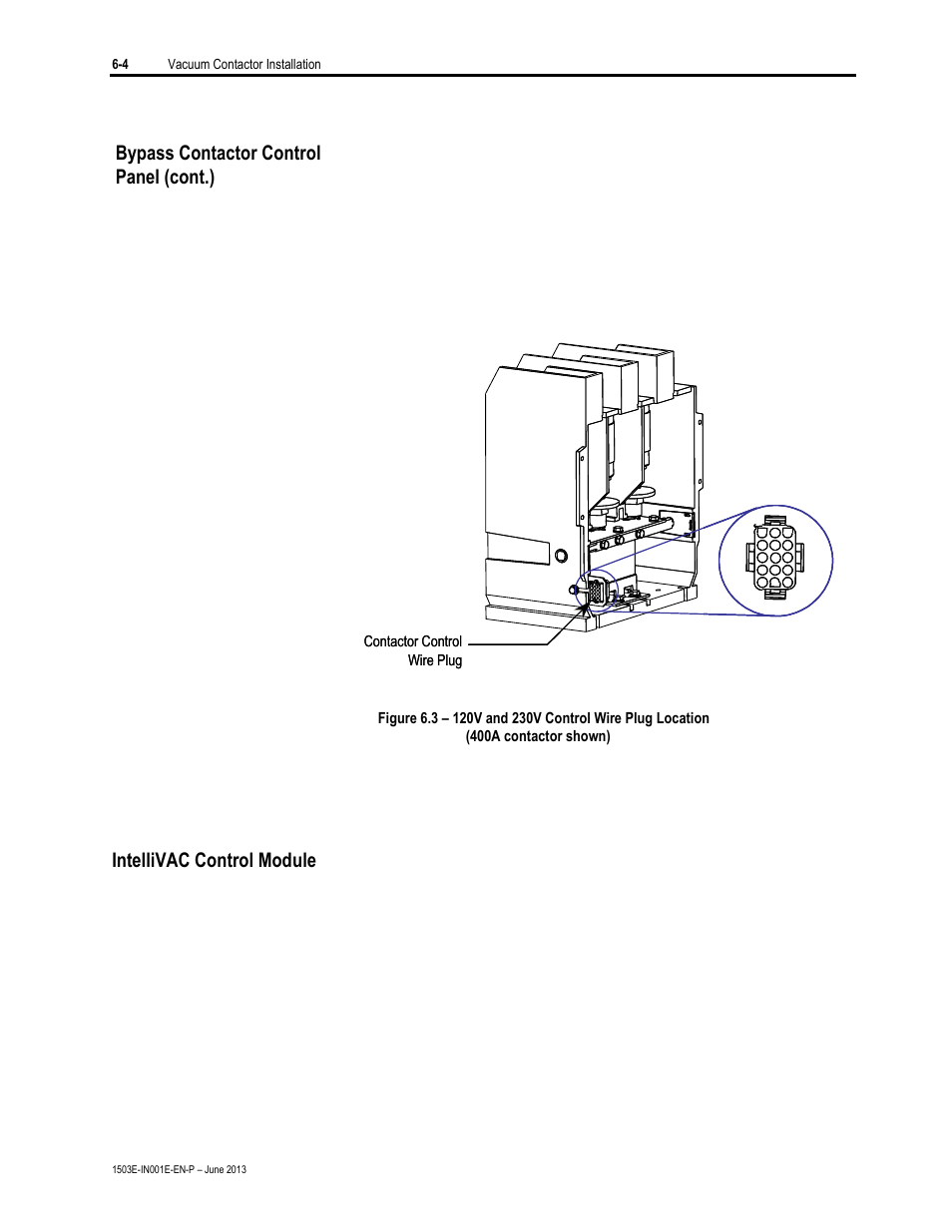 Intellivac control module, Bypass contactor control panel (cont.) | Rockwell Automation MV SMC Flex OEM Components User Manual | Page 42 / 61