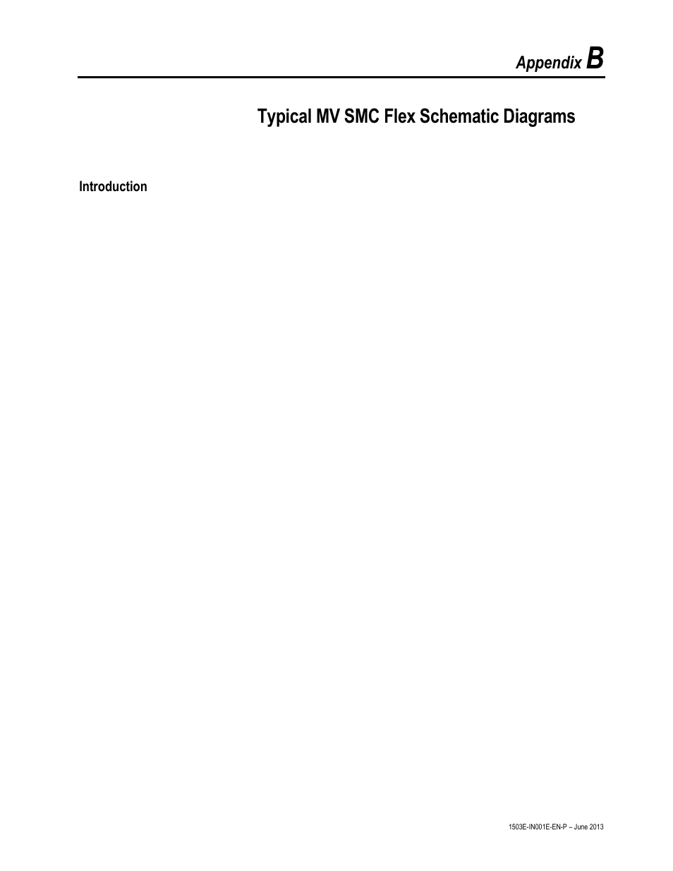 Typical mv smc flex schematic diagrams, Appendix | Rockwell Automation MV SMC Flex OEM Components User Manual | Page 55 / 61