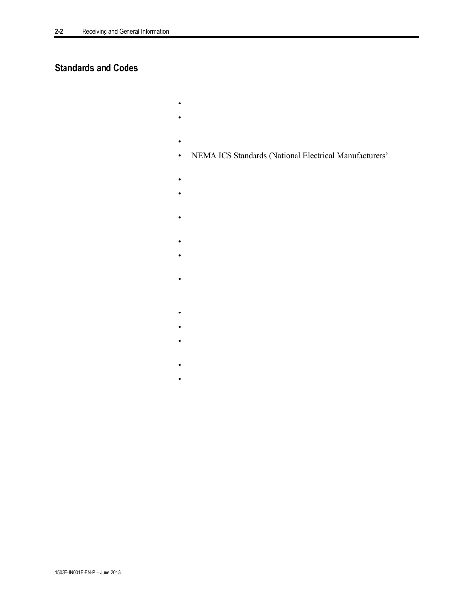 Standards and codes | Rockwell Automation MV SMC Flex OEM Components User Manual | Page 8 / 61