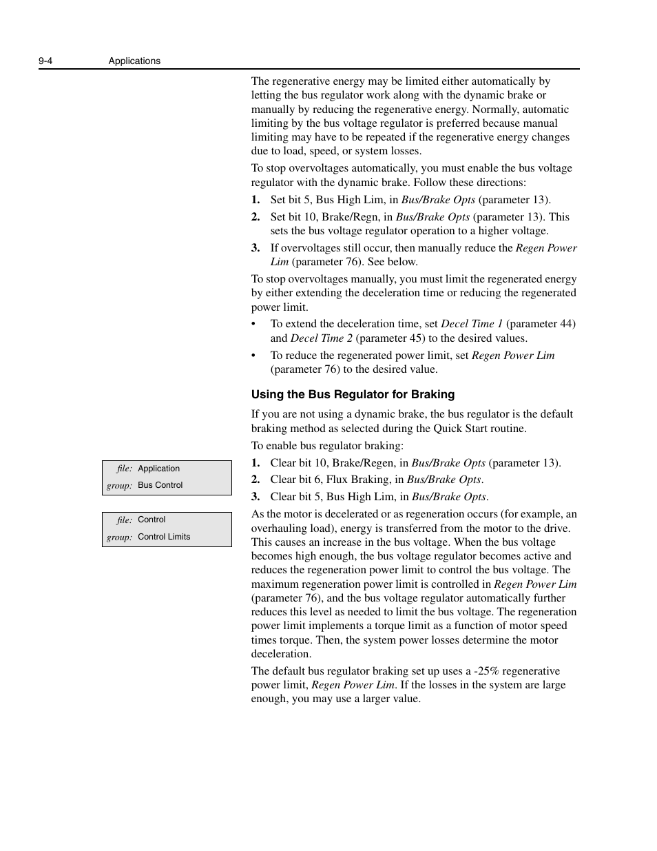 Rockwell Automation 1336E IMPACT Adjustable Frequency AC Drive User Manual V 1-4.XX User Manual | Page 144 / 419