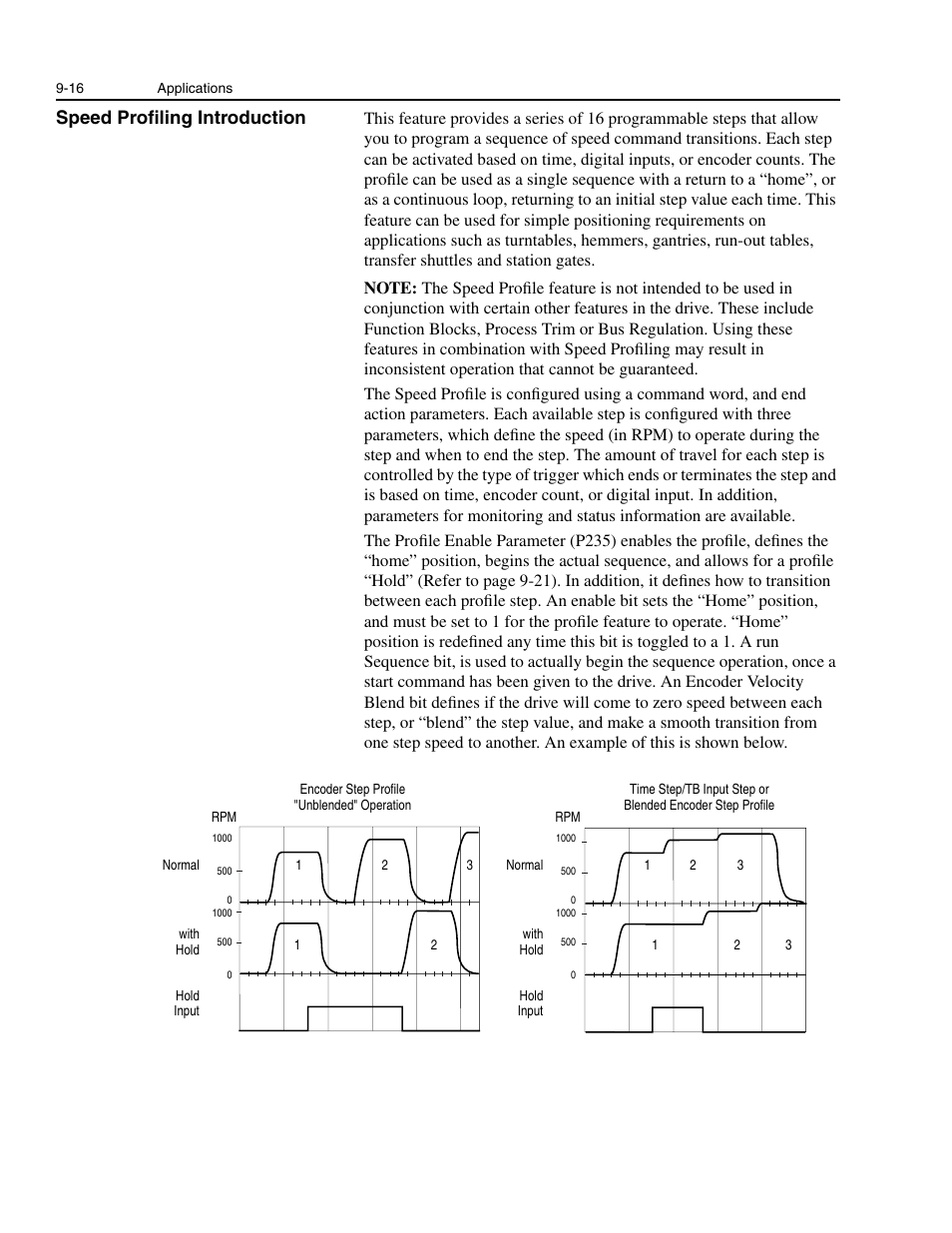 Speed profiling introduction, Speed profiling introduction -16 | Rockwell Automation 1336E IMPACT Adjustable Frequency AC Drive User Manual V 1-4.XX User Manual | Page 156 / 419