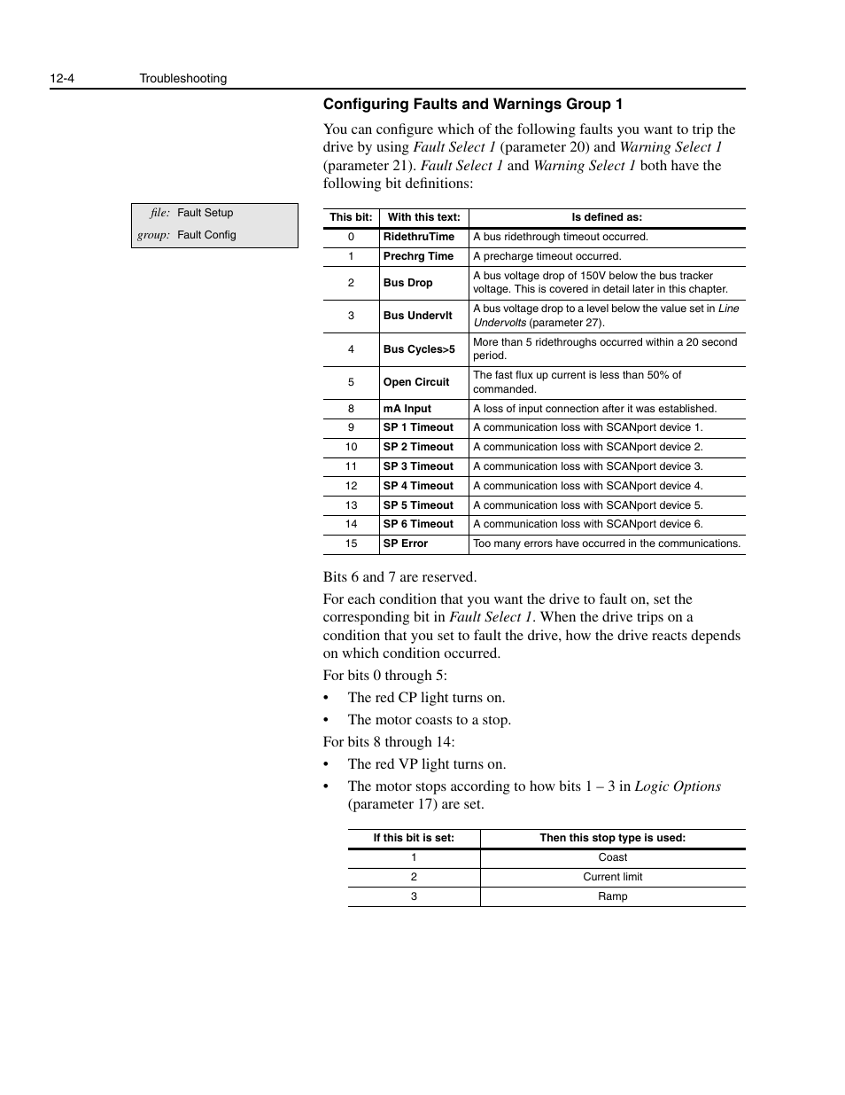 Rockwell Automation 1336E IMPACT Adjustable Frequency AC Drive User Manual V 1-4.XX User Manual | Page 286 / 419