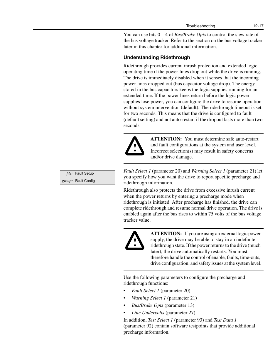 Rockwell Automation 1336E IMPACT Adjustable Frequency AC Drive User Manual V 1-4.XX User Manual | Page 299 / 419