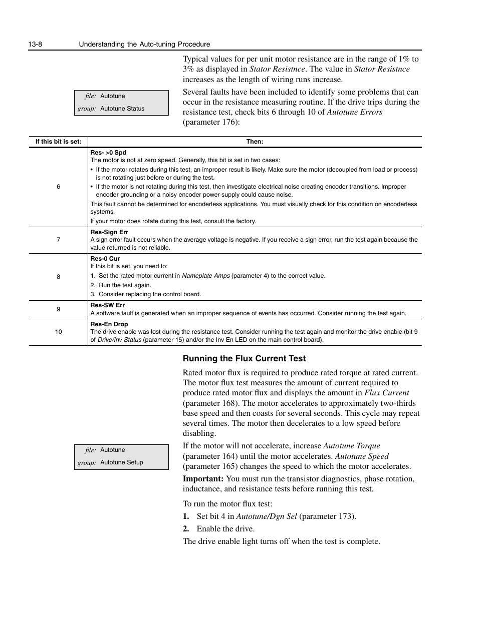 Rockwell Automation 1336E IMPACT Adjustable Frequency AC Drive User Manual V 1-4.XX User Manual | Page 320 / 419