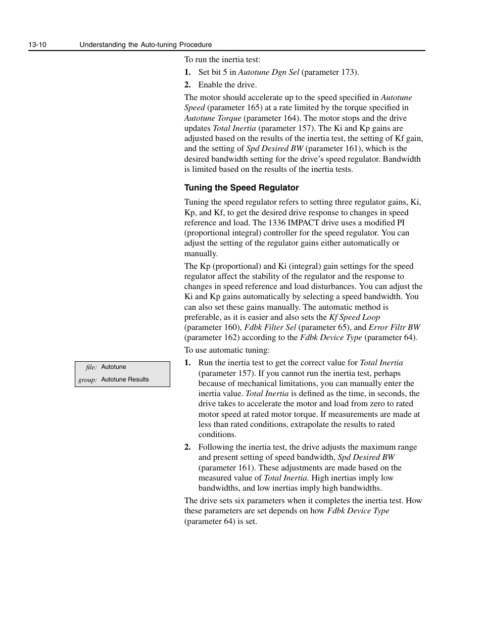 Rockwell Automation 1336E IMPACT Adjustable Frequency AC Drive User Manual V 1-4.XX User Manual | Page 322 / 419