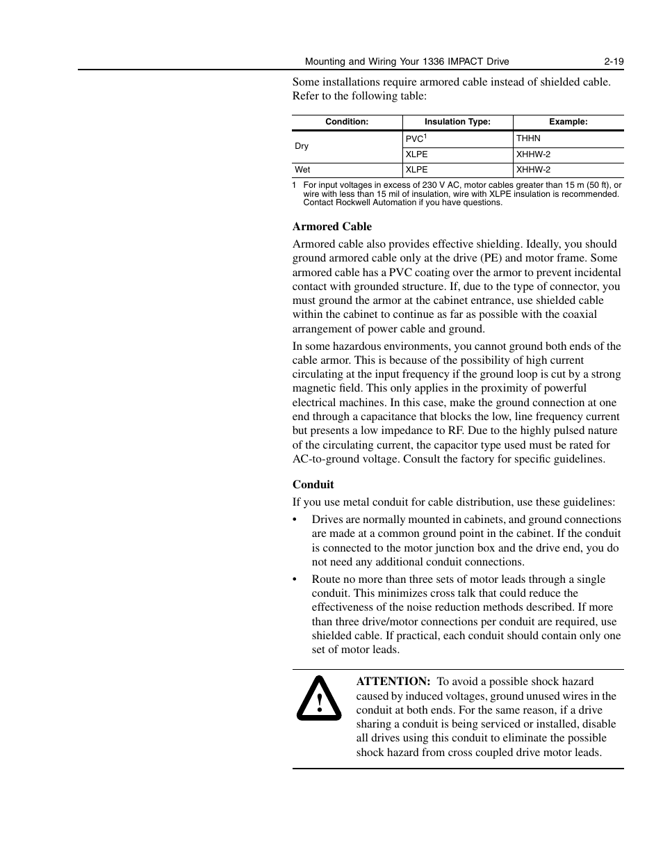 Rockwell Automation 1336E IMPACT Adjustable Frequency AC Drive User Manual V 1-4.XX User Manual | Page 37 / 419