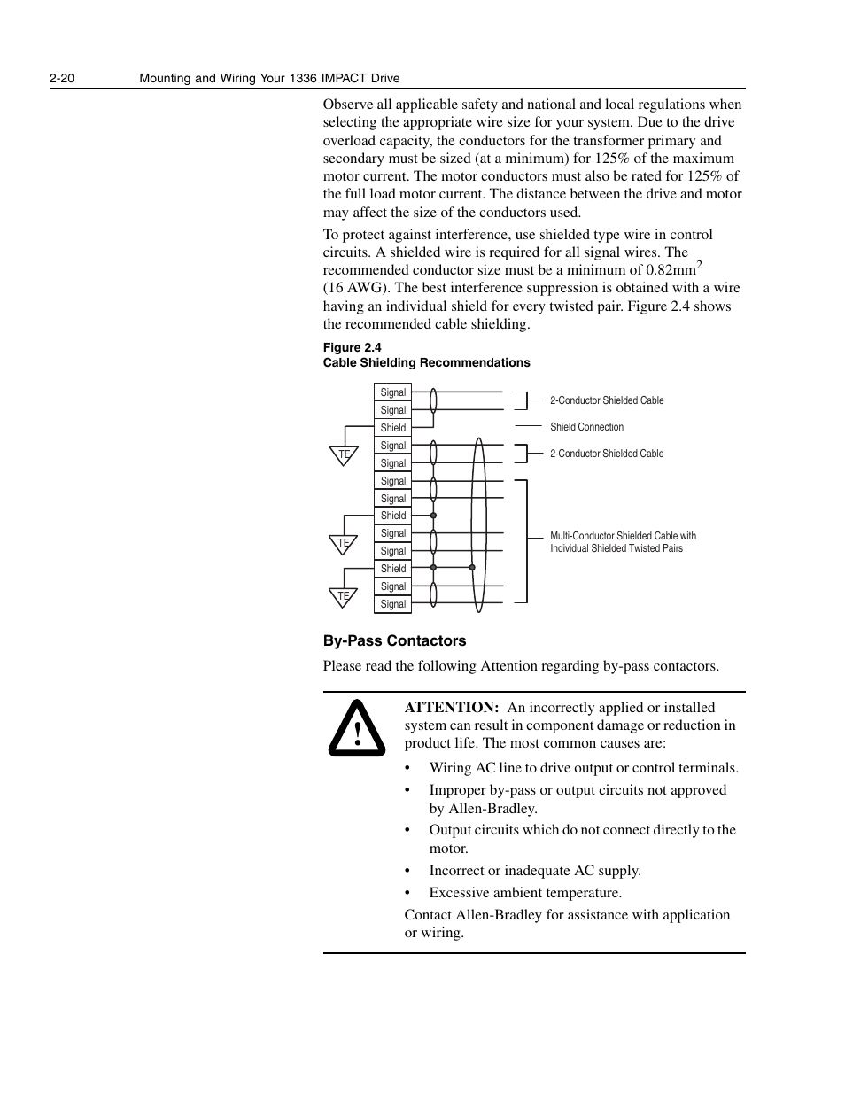 Rockwell Automation 1336E IMPACT Adjustable Frequency AC Drive User Manual V 1-4.XX User Manual | Page 38 / 419